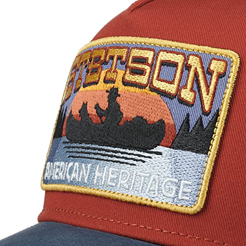 Stetson Canoe Trucker Cap Men Blue-red One Size | The Storepaperoomates Retail Market - Fast Affordable Shopping