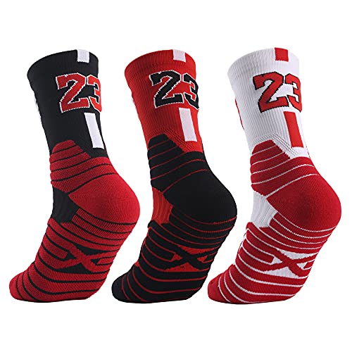 Lvcial Elite Basketball Socks,running socks,Athletic Socks,Compression Cushion Socks for Men & Women