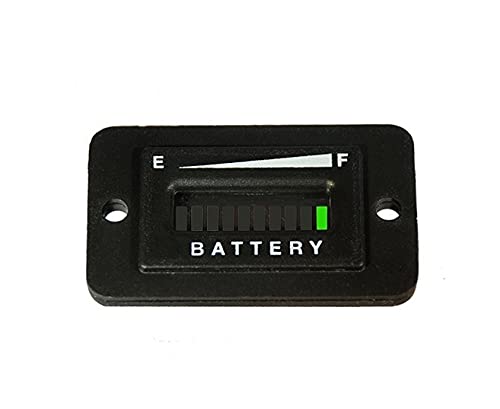 48V LED Battery Capacity Indicator Exclusively for use with Trojan Batteries Golf Cart Club Cart (48 Volt – Trojan)
