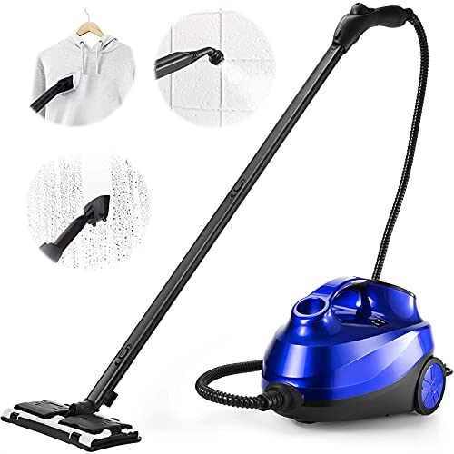 ARLIME Steam Cleaner Chemical-Free Cleaning with 19 Accessories, 1.5L Tank & 13ft Power Cord, Portable Multipurpose Household Steam Cleaner for Carpet and Upholstery, Cars, Floors