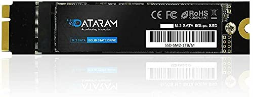 Dataram 1TB SSD Solid State for 11″ & 13″ MacBook Air Late 2010 Mid 2011 /A1370 A1369