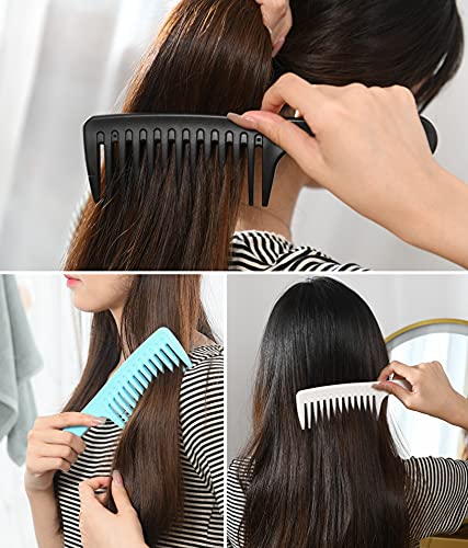 Wide Tooth Comb and Large Hair Detangling Comb, Durable Hair Brush for Best Styling and Professional Hair Care, Suitable for Curly Hair, Long Hair, Wet Hair in all Types, Reduce Hair Loss and Dandruff&Headache-Minimal breakages | The Storepaperoomates Retail Market - Fast Affordable Shopping