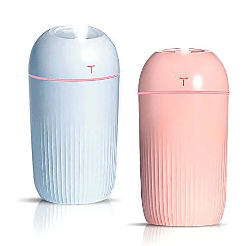 Generic USB Humidifier with Led Lights, Essential Oil Diffuser with Smart Sleep Mode, Cool Mist Whisper Quiet Air Humidifier for Bedroom, Baby room, Plants, Desktop, Car and Office, White