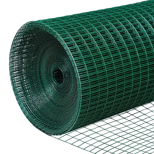 PawHut 98′ L x 35.5″ H Hardware Cloth, 1/2 x 1 Inch Wire Mesh Fence Netting Roll for Aviary, Chicken Coop, Rabbit Hutch, Animal, Garden Protection | The Storepaperoomates Retail Market - Fast Affordable Shopping