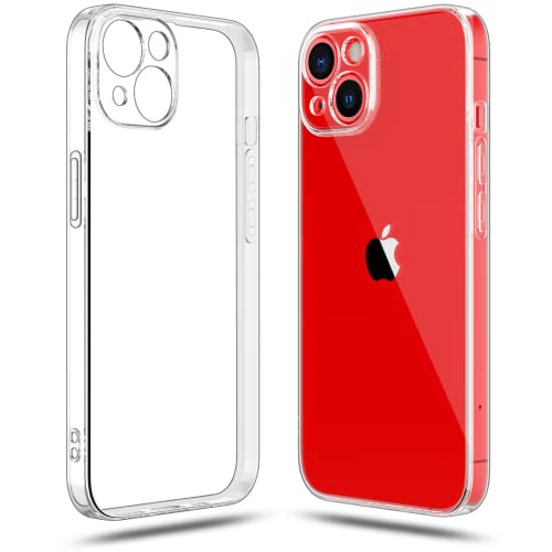 Shamo’s Clear Case for iPhone 13 Mini Case (2021), Shockproof Bumper Cover Soft TPU Silicone Transparent Anti-Scratch, HD Crystal Clear