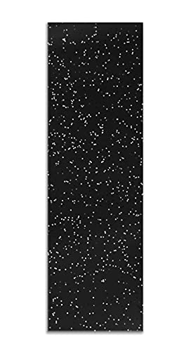 Teak Tuning Pro Duro Grip Tape, Black with White Glitter – Ultra Premium, Custom Teak Silicone Polymer Blend – 41A Durometer for Ultimate Grip, Comfort, Control & Performance – 0.7mm Thick