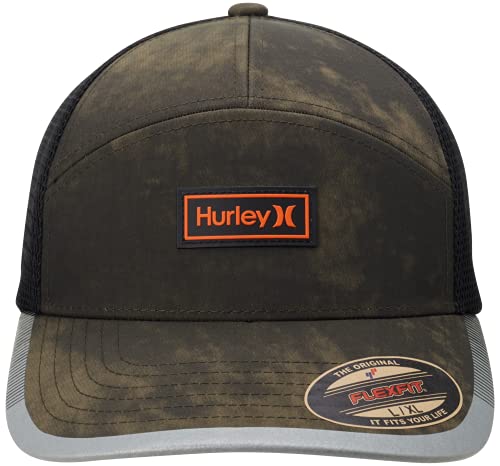 Hurley Men’s Baseball Cap – Mission Curved Brim Fitted Trucker Hat, Size X-Large, Medium Olive | The Storepaperoomates Retail Market - Fast Affordable Shopping