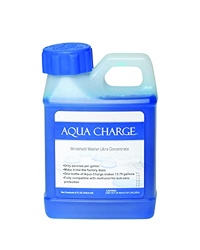 Sanco Industries Aqua Charge Windshield Washer Ultra Concentrate, 8 ounces makes 13.75 gallons finished product