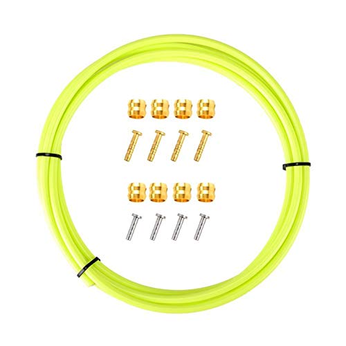 Bicycle Accessories Hydraulic Disc Brake Hose Pipes Tube Connector Insert Set Kit for BH59/BH90 5mm Bike Parts (Color : Green)