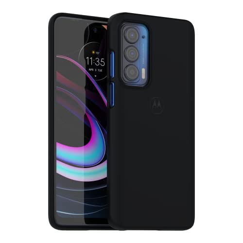 MOTOROLA Moto Edge 2021 / Edge 5G UW Protective Case- Black Precision fit Shock Absorbing Cases for Enhanced Phone Grip, Style, Drop Protection [NOT for Edge/Edge+ 2020]