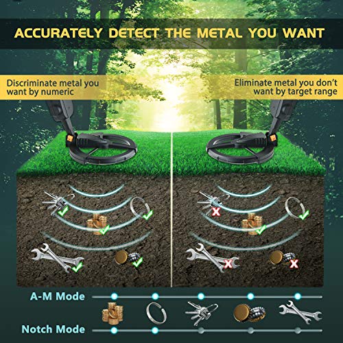 Metal Detector for Kids – 7.4 Inch Waterproof Kid Metal Detectors Gold Detector Lightweight Search Coil (24″-35″) Adjustable Metal Detector for Junior & Youth with High Accuracy | The Storepaperoomates Retail Market - Fast Affordable Shopping
