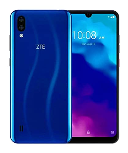 ZTE Blade A5 2020 (64 GB, 2 GB) 6.09″HD Edge to Edge, batería 3200mAh, Dual SIM GSM Unlocked US 4G LTE (T-Mobile, AT&T, Metro, Straight Talk) Modelo internacional (Blue) Latino