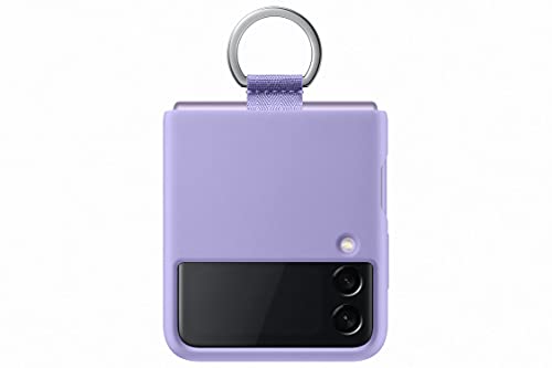 Samsung EF-PF711 Silicone Cover with Ring for Galaxy Z Flip3 5G Lavender