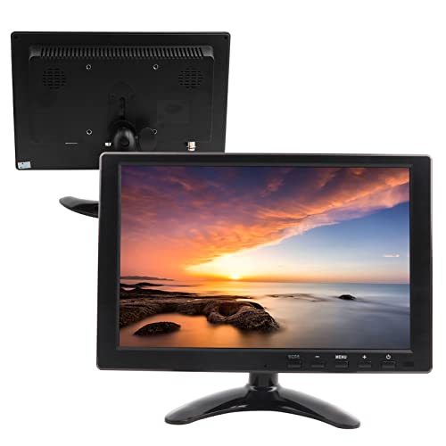 10.1″ Portable Laptop Monitor, Raspberry Pi Monitor with VGA/HDMI/BNC/AV/USB Port, FHD 1920×1080, 8ms Response Time, Gaming Monitors with 130°(H)*115°(V) Viewing Angle, for Notebooks, Computers, etc.