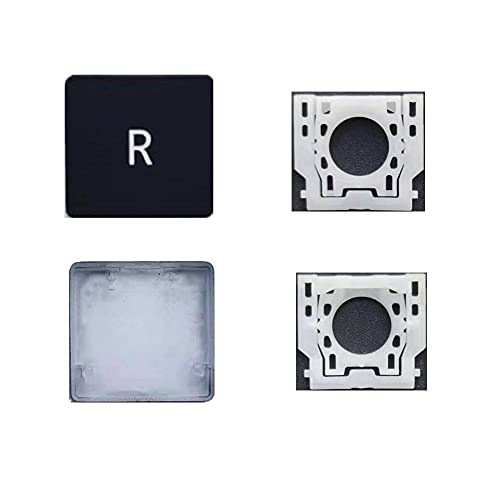 Replacement Individual R Key Cap and Hinges are Applicable for Surface Pro 4/5/6/7（Black） Keyboard to Replace The R Key Cap and Hinge