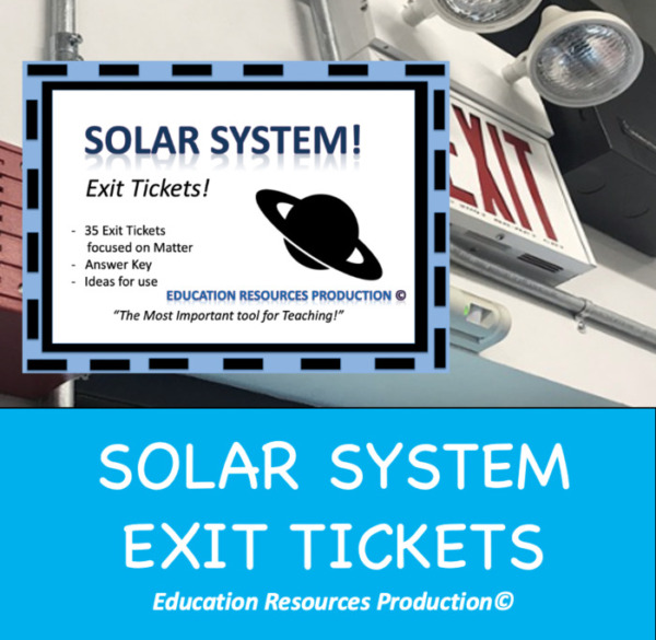Solar System Exit Tickets