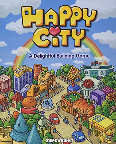 Gamewright – Happy City – Build Your Mini-Metropolis! A Delightful Building Card Game