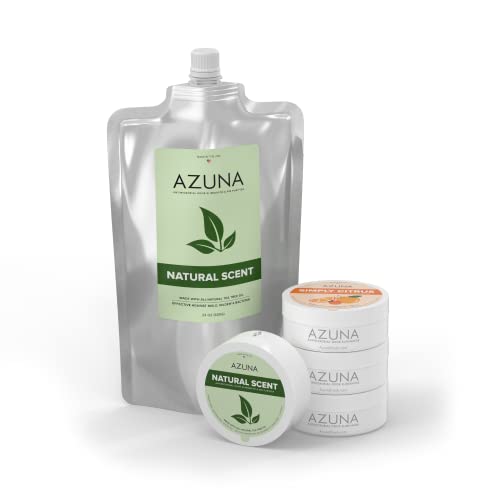 Azuna All-Natural Odor Remover Gel, Whole-Home Kit | Air Purifier with Tea Tree Oil | Plant-Based & Long Lasting | For Pet Odors, Smoke & Strong Odors | Variety Pack