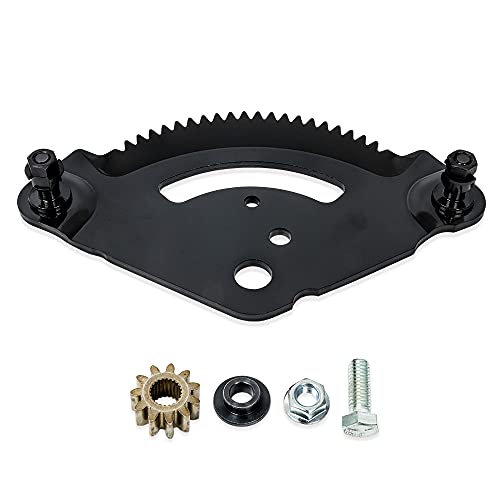 Steering Sector Gear Plate with Pinion Gear Compatible with Mtd Cub Cadet Troy Bilt Replaces 717-1550 717-1550F 717-1550A 7171554 1193976 1120862