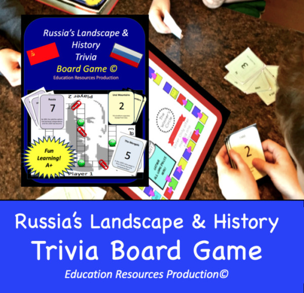 Russia History Trivia Board Game