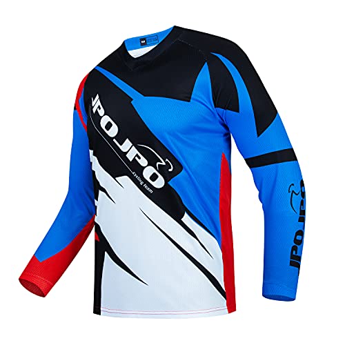 Weimostar Men’s Cycling Jersey MTB Long Sleeve T Shirt Mountain Bike Motorcycle Bicycle Clothes