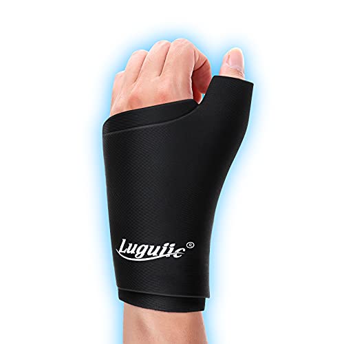 Luguiic Wearable Thumb Wrist Ice Pack-Hot Cold Compress Hand Finger Ice Pack,Reusable for Injuries,Carpal Tunnel,Arthritis,Tendonitis,De Quervain’s Tenosynovitis, Swelling & Bruises