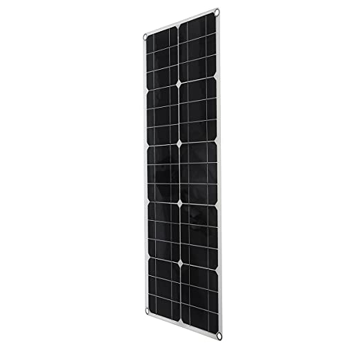 Micky Lee Solar Panel System 18V 100W 150W Flexible IPX Waterproof Solar Panel Kit Complete Solar Charger System for Home Camping Car RV (150W)