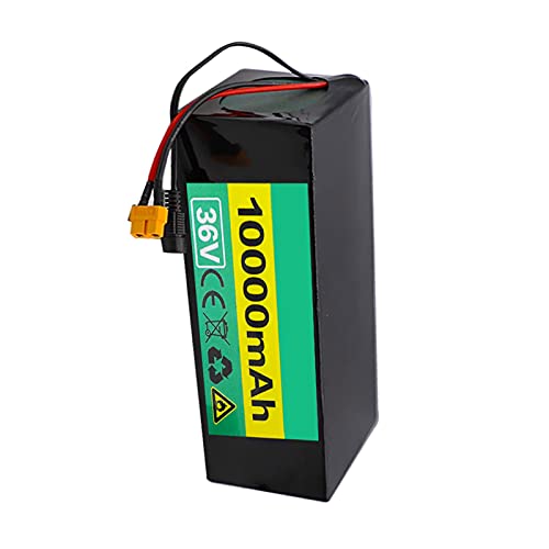 FREEDOH 36V 10000mAh E-Bike Lithium Battery Pack 10AH Lithium-ion Battery Pack Used for Motors Within 750W 500W 350W 250W for Ebike E-Bike Scooters Electric Tools with Charger,Xt60 Plug