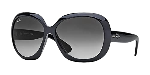 Ray-Ban RB4098 Jackie Ohh II Sunglasses + Vision Group Accessories Bundle (Black/Light Grey Gradient Dark Grey (601/8G)