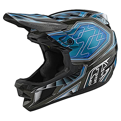 Troy Lee Designs Adult|Downhill|Mountain Bike|BMX|Full Face D4 Composite Helmet Low Rider W/MIPS (Teal, XL)