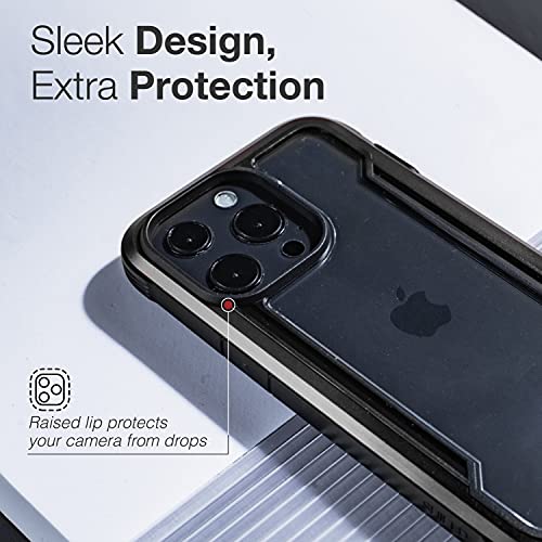 RAPTIC Shield Case Compatible with iPhone 13 Mini Series, Shockproof Protective, Clear Case, Durable Aluminum Frame, 10ft Drop Tested, Fits iPhone 13 Mini, Black | The Storepaperoomates Retail Market - Fast Affordable Shopping