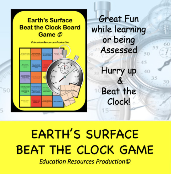 Changing Surface Beat the Clock Vocabulary Game