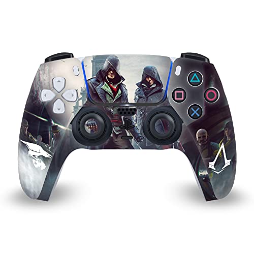 Head Case Designs Officially Licensed Assassin’s Creed The Rooks Syndicate Graphics Vinyl Faceplate Sticker Gaming Skin Decal Cover Compatible With Sony PlayStation 5 PS5 DualSense Controller