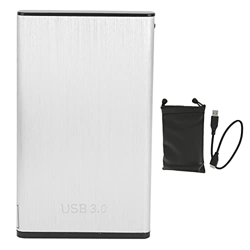 Gaeirt External Hard Drive, Portable Mobile Hard Disk HDD Backup Storage Mobile HDD Storage, USB 3.0, Plug and Play, Portable Additional Storage for PC/Desktop/Laptop(500G-Silver) | The Storepaperoomates Retail Market - Fast Affordable Shopping