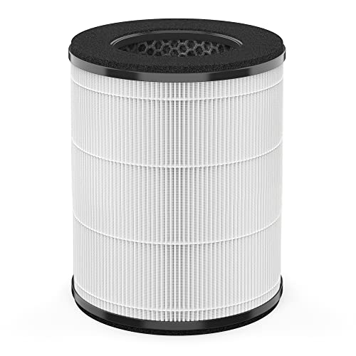 AP-T20 AP-T20FL Replacement Filter Compatible with Homedics Air Purifier Filter Replacement for Homedics Total Clean 3 in 1 Air Purifier Models AP-T20 and AP-T20WT with Higher Grade True HEPA, 1-Pack