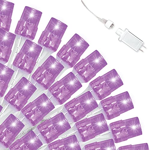 Joiedomi 300 LED Purple Halloween String Lights with 8 Modes 98.1FT Clear Wire for Indoor Outdoor Holiday Décor Halloween Event Decoration, Tree, Eaves, Haunted House Theme Party