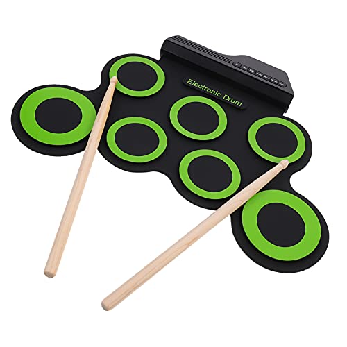 MILISTEN Electronic Drum Set Roll Up Drum Practice Pad Midi Drum Kit Portable USB Drum Pad for Kids Teens Adults Beginner Birthday Gift