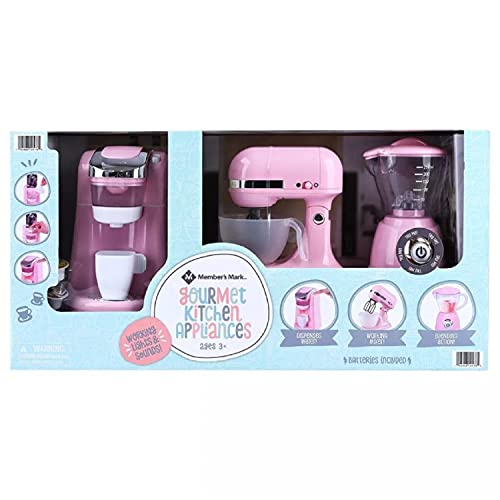 MEMBER’S MARK Gourmet Kitchen Appliance PLAYSET for Kids (Pink)