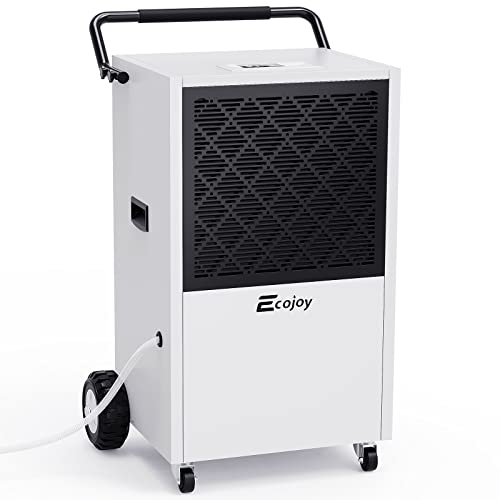 232 Pint Commercial Dehumidifiers for Basements with Drain Hose in Area up to 8000 Sq.Ft, Large Industrial Dehumidifier for Warehouse & Job Sites Clean-Up, Moisture Removal Up to 29 Gallons/Day