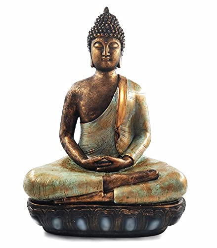 Buddha Statue for Home Decor.12 Buddha Statue (The Moment of Enlightenment) Meditation Buddha,Collectibles and Figurines,Yoga Zen Decor,Spiritual Living Room Decor,Hindu and East Asian Décor