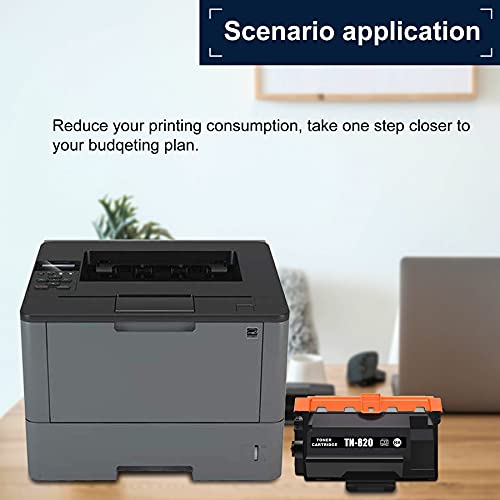 (2 PK,Black) TN820 TN-820 High Yield Compatible Toner Cartridge Replacement for Brother DCP L5600DN L5500DN L5100DN L5650DN L6200DW HL L6200DW L6250DW /DWT L6400DW /DWT L5200DW L6300DW Printer | The Storepaperoomates Retail Market - Fast Affordable Shopping