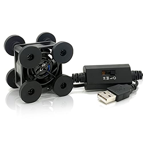 SCCCF Mini, Compact 40mm x 20mm USB Fan, for VR Gear, Aquarium, Roku, Router, Raspberry Pi, Cosplay, Helmet Cooling Ventilation
