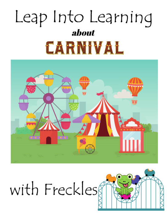 Carnival Themed Learning Packet | The Storepaperoomates Retail Market - Fast Affordable Shopping