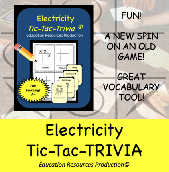 Electric Tic Tac Trivia Board Game