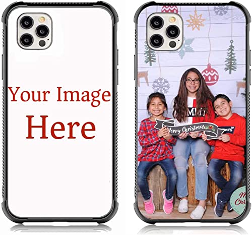 Personalized Custom Phone Case for Apple iPhone 12/12 Pro – Design Your Own Customized Custom Picture Photo Case Make Your Own Case Black