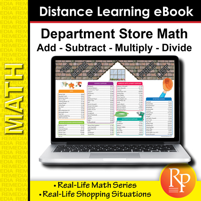 Department Store Math (eBook) | The Storepaperoomates Retail Market - Fast Affordable Shopping