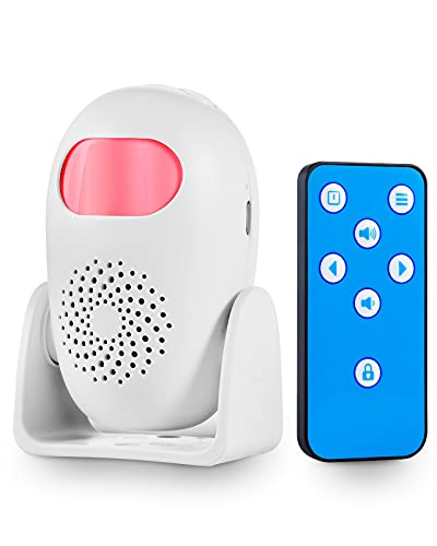 KERUI Motion Sensor Alarm, 100dB 3 Door Alarm Modes 24 Chimes 4 Volume Levels with Remote Control Wireless Infrared Home Security System PIR Indoor Motion Detector Alert for Home Shop Store