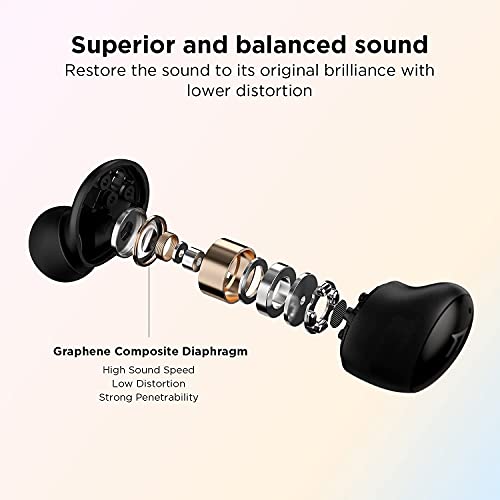 1MORE ColorBuds 2 Active Noise Cancelling Wireless Earbuds, Bluetooth 5.2 Earphones, Sound ID, Dual Mode Noise Cancelling, CVC 8.0 for Clear Calls, Fast & Wireless Charging, IPX5, Black | The Storepaperoomates Retail Market - Fast Affordable Shopping