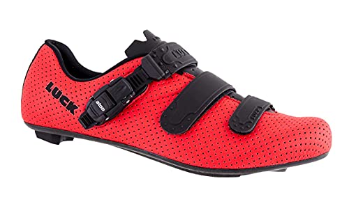 LUCK Unisex Road Cycling Shoes, Red, 12 US Women | The Storepaperoomates Retail Market - Fast Affordable Shopping