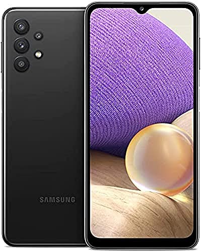 Samsung Galaxy A32 5G (64GB, 4GB) 6.5″ 90Hz Display, 48MP Quad Camera, All Day Battery, GSM (T-Mobile Unlocked for AT&T, Metro, Global) 4G LTE A326U (Awesome Black)